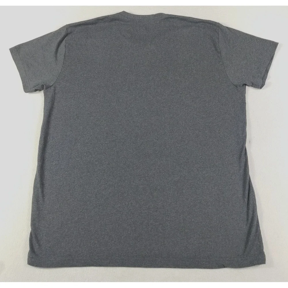Looney Tunes Bugs Bunny Shirt Mens 2XL Gray Scream Graphic Tee Cartoon Casual